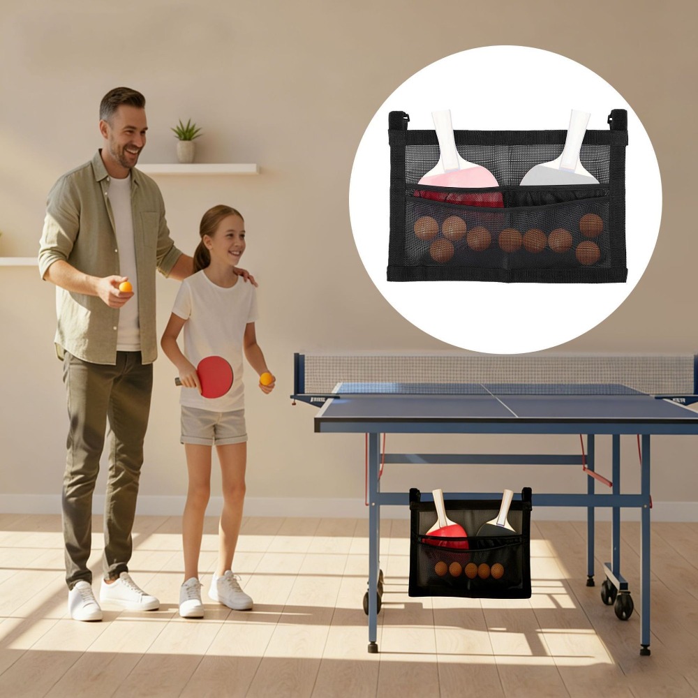 Table Tennis Db - 卓球スポーツ用品収納バッグ、卓球ラケット収納バッグ、吊り下げ式収納バッグ、メッシュバッグ