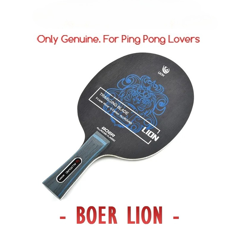 Table Tennis Grip Types - オリジナル BOER LION 卓球ブレード カーボンラケット オールラウンドタイプ