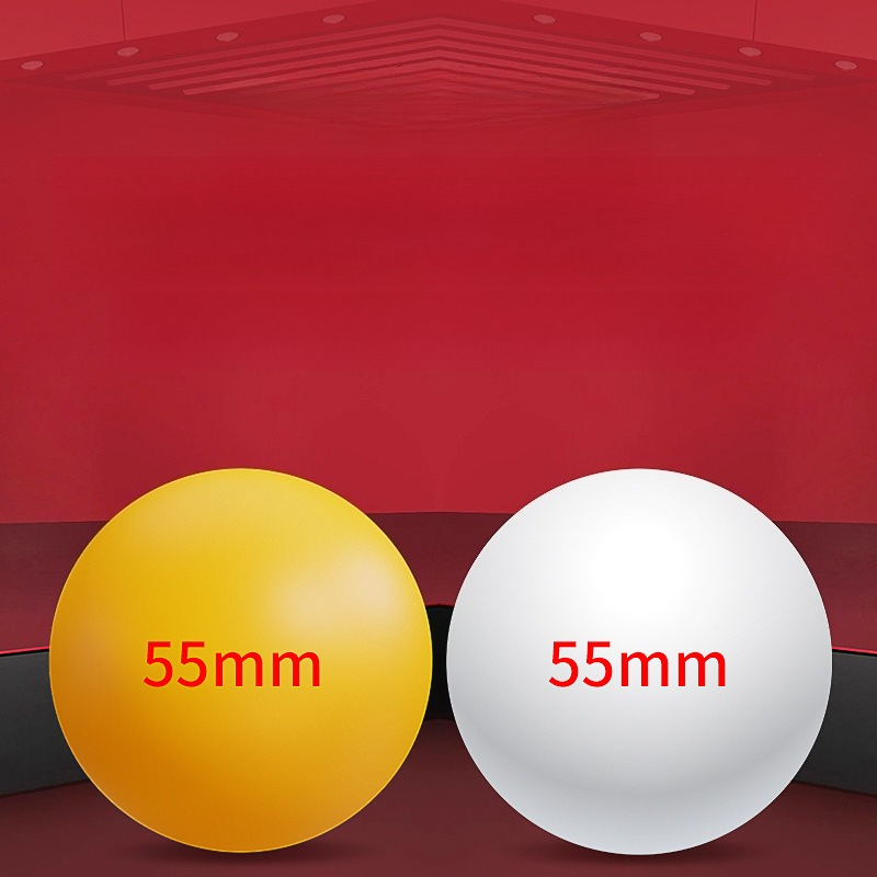 Table Tennis How To Play - 55mm卓球用大型ボール、家庭用トレーニング卓球、耐摩耗性があり、壊れにくい