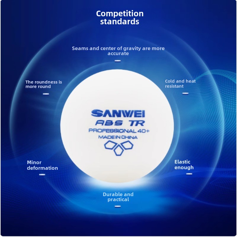 50個、100個入り サンウェイ新素材 プラスチック製卓球ボ - Table Tennis Animation のレビューと価格