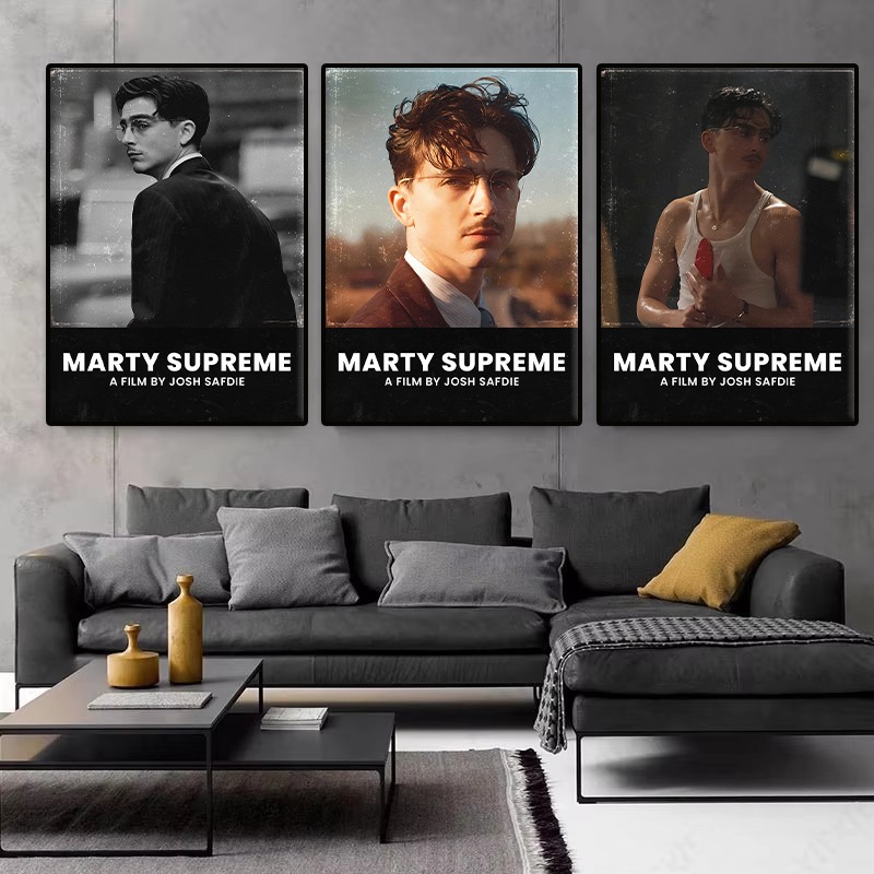 マーティ・シュプリーム卓球スポーツ映画ポスタープリントモダン - Table Tennis Marty Supreme のレビューと価格