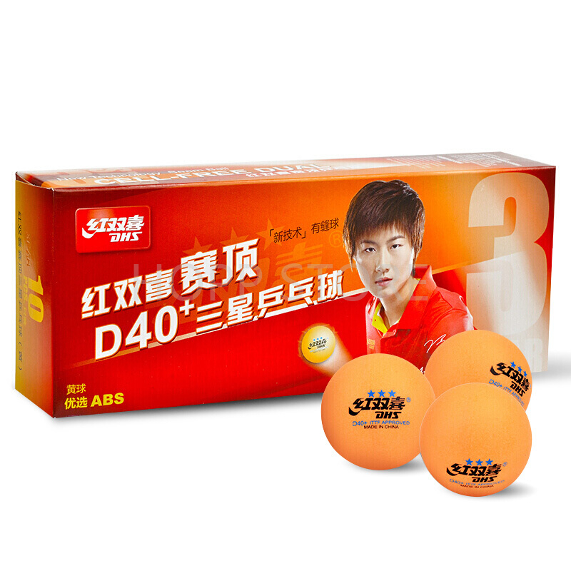 Dhs 3-star d40テーブルテニスボール3スター新素 - Table Tennis How To Play のレビューと価格