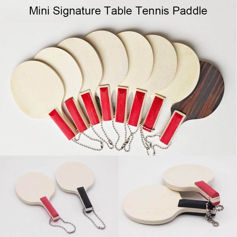 ミニチュア子供卓球ブレードキーホルダー署名ピンポンパドルミニ - Table Tennis Touch のレビューと価格