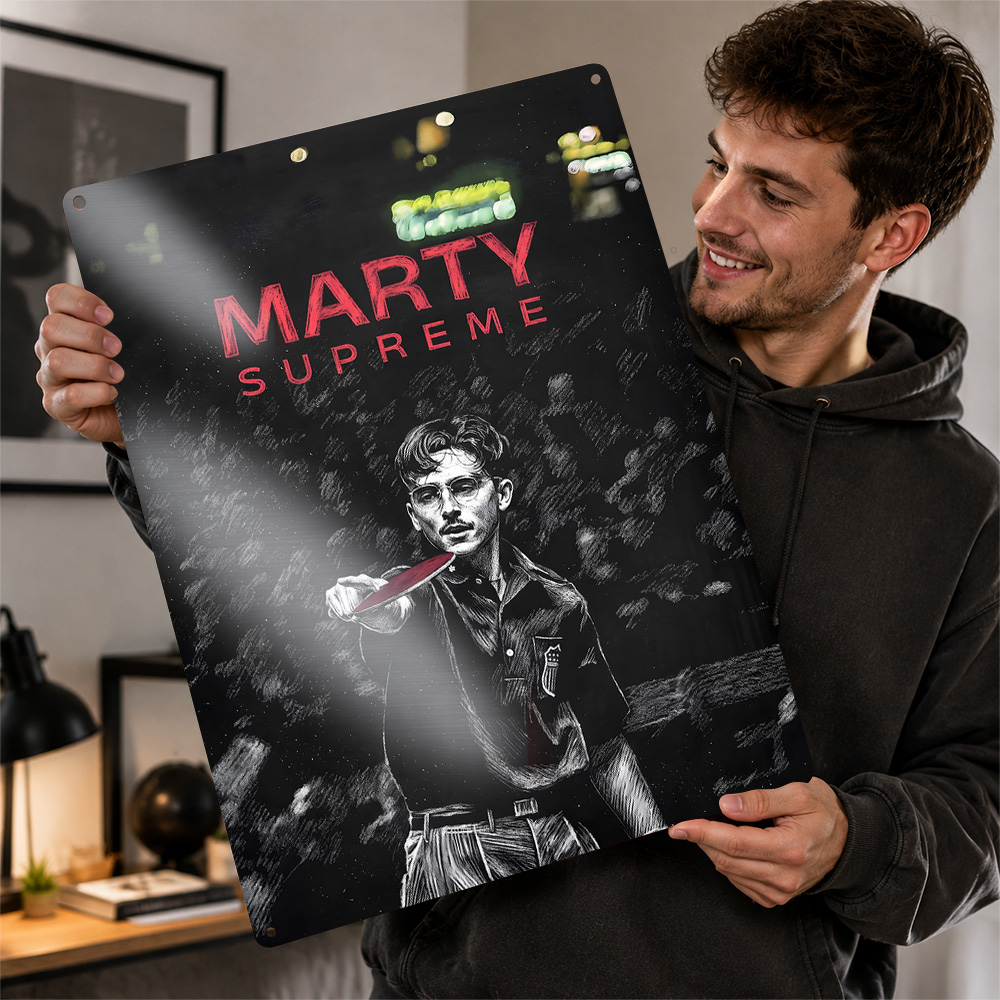 マーティー・スプリーム卓球チャンピオン アルミポスター カス - Table Tennis Marty Supreme のレビューと価格