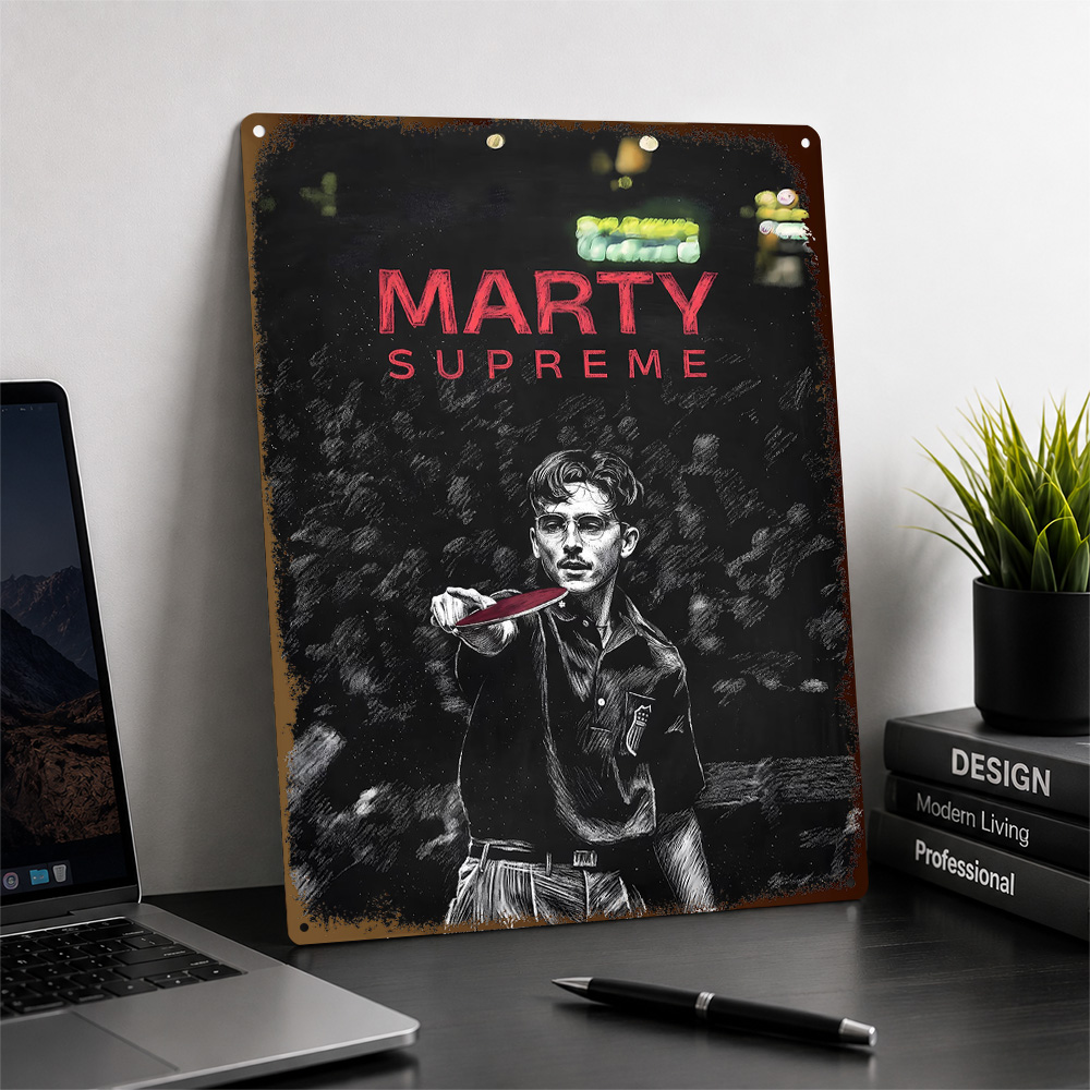 マーティー・スプリーム卓球チャンピオン アルミポスター カス - Table Tennis Marty Supreme のレビューと価格