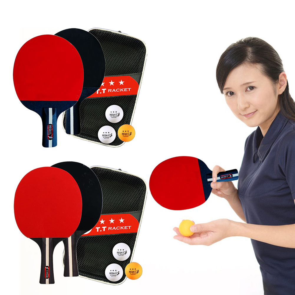 卓球ラケット,バッグ付き,ピンポンラケット,2ラケット,3ボ - Table Tennis How To Play のレビューと価格