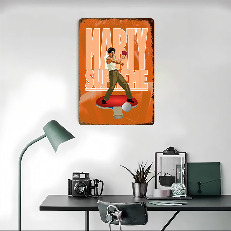マーティ・シュプリーム卓球メタルポスターカスタムウォールアー - Table Tennis Marty Supreme のレビューと価格