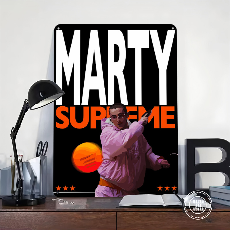 マーティ・シュプリーム卓球アートブリキポスターカスタムウォー - Table Tennis Marty Supreme のレビューと価格