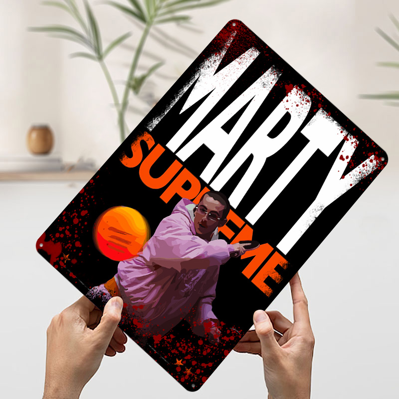 マーティ・シュプリーム卓球アートブリキポスターカスタムウォー - Table Tennis Marty Supreme のレビューと価格