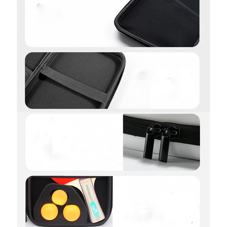 新しいEVAハードシェル高級卓球スポーツクラブスクエア卓球ラ - Table Tennis Db のレビューと価格