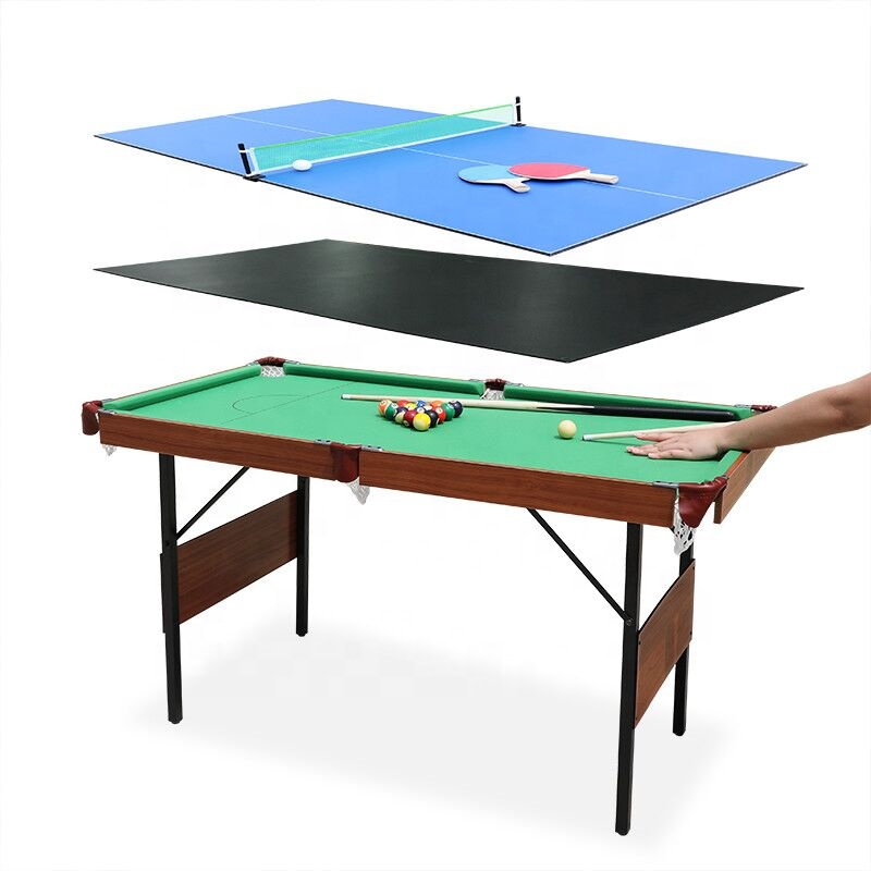 3in1多機能スヌーカービリヤードプールテーブル、卓球、ダイ - Table Tennis Kids のレビューと価格