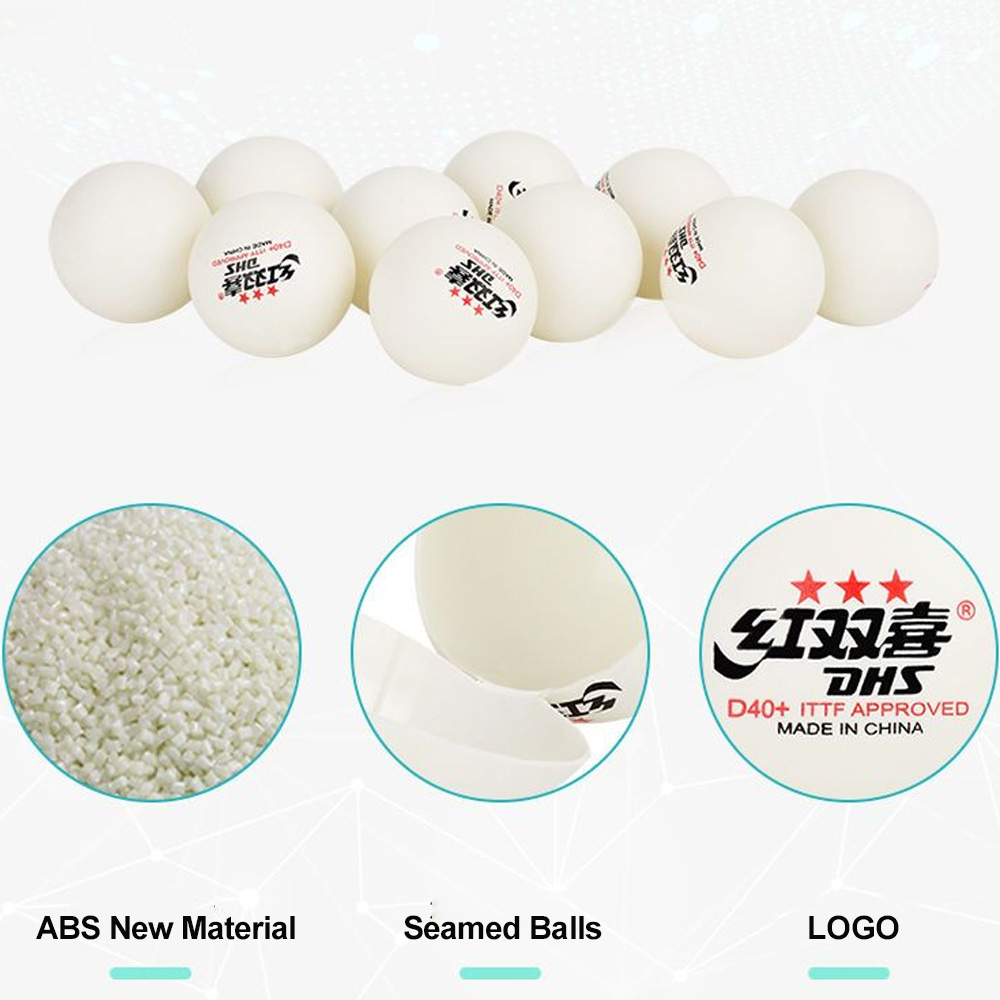 DHS D40+ DJ40+ 卓球ボール 3 スター ABS - Table Tennis How To Play のレビューと価格