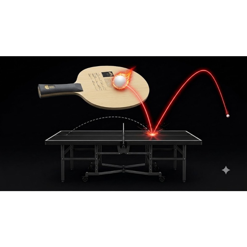 SANWEI T5000 卓球ブレード、5枚の木製ウッドと2 - Table Tennis Intermediate Level のレビューと価格